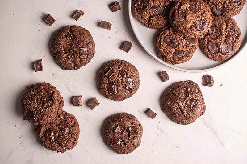 Ghost Pepper Salted Triple Chocolate Cookies Recipe