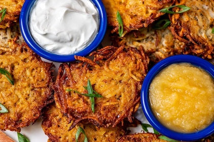 Salted Potato Latkes Recipe